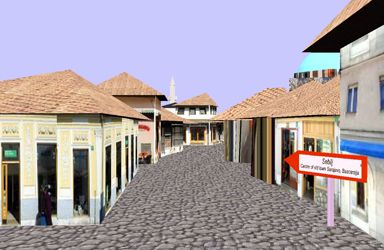 3D модель городка