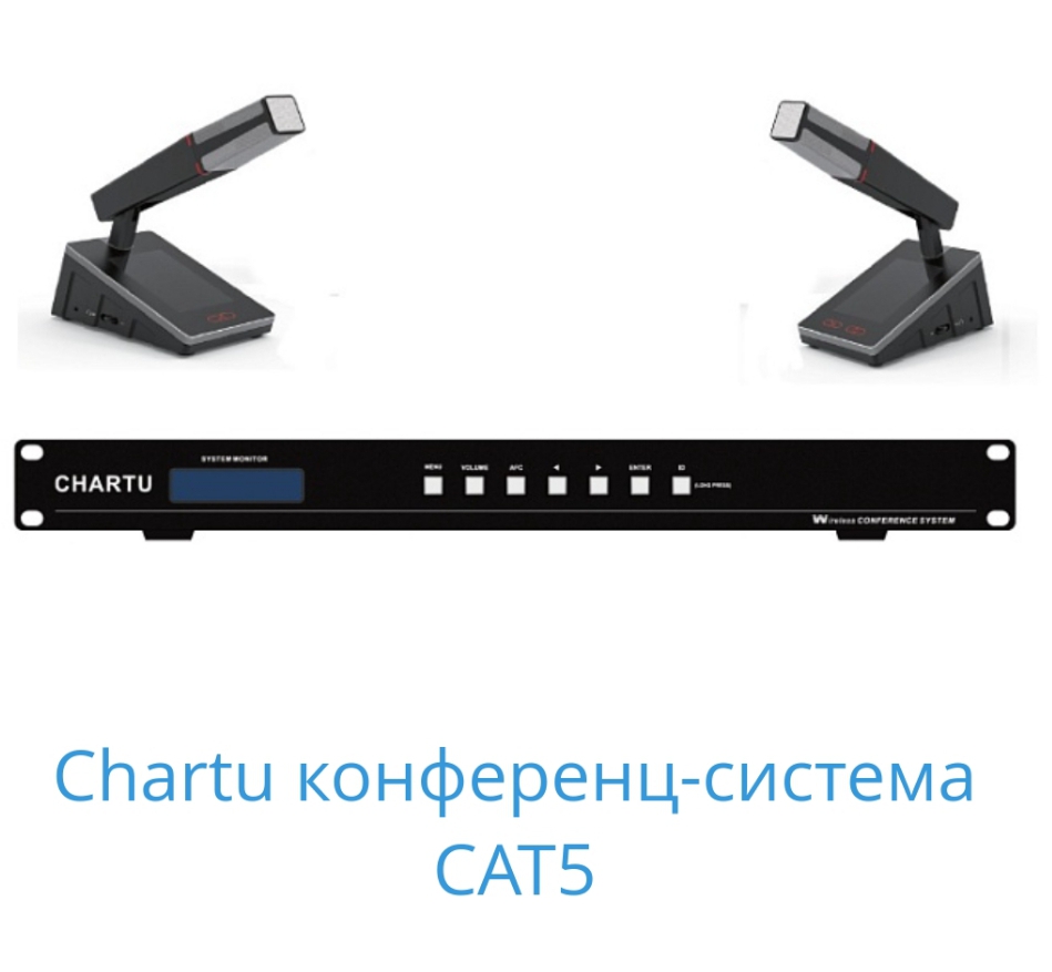 Проводная цифровая конференц-система CHARTU 4000CAT5